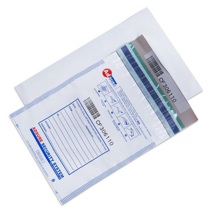 Level 4 security tamper evident security deposit bags