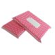 Rose Red Polka Dot Designer Poly Mailers