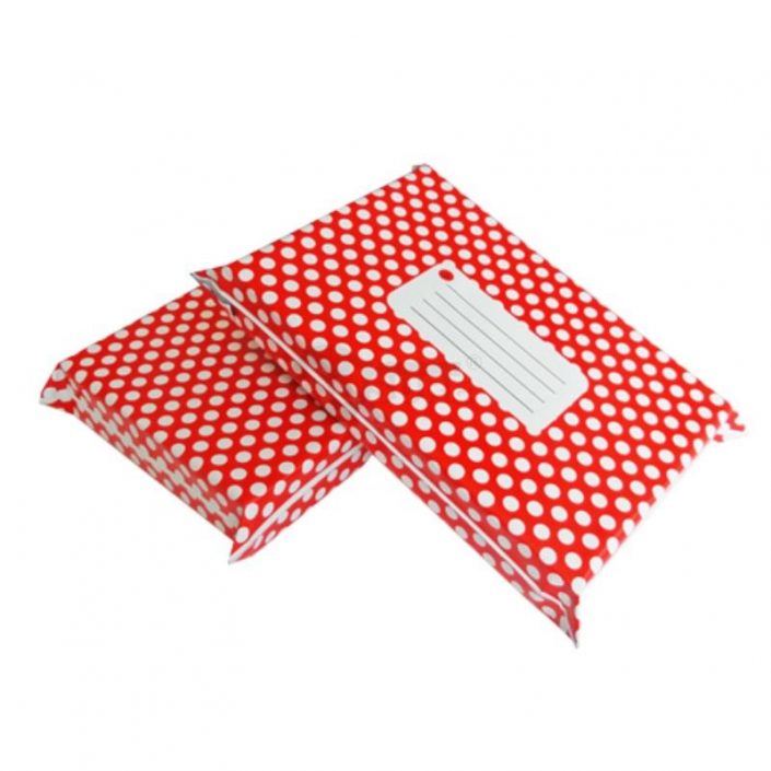 Red Polka Dot Design Poly Mailers