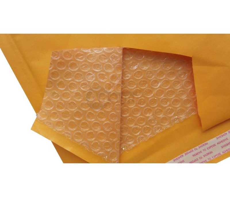 gold kraft bubble mailers